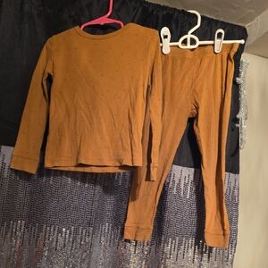 🔵Kids Brown Pajama Set